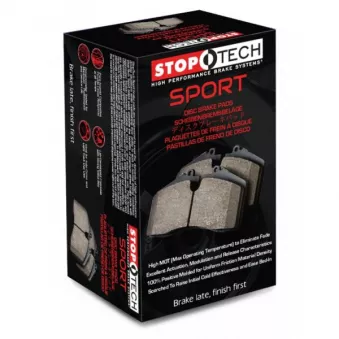 Jeu de 4 plaquettes de frein STOPTECH 309.13680