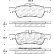 Jeu de 4 plaquettes de frein STOPTECH 309.10600 - Visuel 3