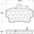 Jeu de 4 plaquettes de frein avant STOPTECH 309.07370 - Visuel 3