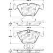Jeu de 4 plaquettes de frein avant STOPTECH 309.09180 - Visuel 3