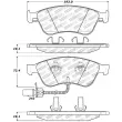 Jeu de 4 plaquettes de frein avant STOPTECH 309.10240 - Visuel 3