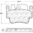 Jeu de 4 plaquettes de frein avant STOPTECH 309.09170 - Visuel 3