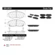 Jeu de 4 plaquettes de frein avant STOPTECH 309.04650 - Visuel 3
