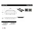 Jeu de 4 plaquettes de frein STOPTECH 309.07700 - Visuel 3