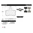 Jeu de 4 plaquettes de frein STOPTECH 309.02280 - Visuel 3