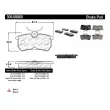Jeu de 4 plaquettes de frein STOPTECH 309.08860 - Visuel 3