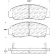 Jeu de 4 plaquettes de frein avant STOPTECH 309.07870 - Visuel 2