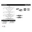 Jeu de 4 plaquettes de frein avant STOPTECH 309.08160 - Visuel 3