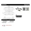 Jeu de 4 plaquettes de frein avant STOPTECH 309.07870 - Visuel 3