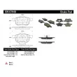 Jeu de 4 plaquettes de frein avant STOPTECH 309.07940 - Visuel 3