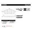 Jeu de 4 plaquettes de frein avant STOPTECH 309.08880 - Visuel 3