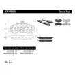 Jeu de 4 plaquettes de frein avant STOPTECH 309.08660 - Visuel 3