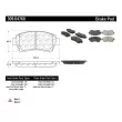 Jeu de 4 plaquettes de frein avant STOPTECH 309.04760 - Visuel 3