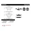 Jeu de 4 plaquettes de frein avant STOPTECH 309.09181 - Visuel 3