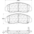 Jeu de 4 plaquettes de frein avant STOPTECH 309.09590 - Visuel 2