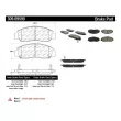 Jeu de 4 plaquettes de frein avant STOPTECH 309.09590 - Visuel 3