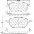 Jeu de 4 plaquettes de frein avant STOPTECH 309.09690 - Visuel 2