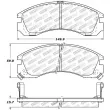 Jeu de 4 plaquettes de frein avant STOPTECH 309.05300 - Visuel 2