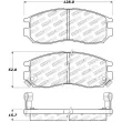 Jeu de 4 plaquettes de frein avant STOPTECH 309.04840 - Visuel 2