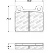 Jeu de 4 plaquettes de frein avant STOPTECH 309.00450 - Visuel 2