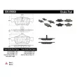 Jeu de 4 plaquettes de frein STOPTECH 309.09860 - Visuel 3