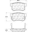 Jeu de 4 plaquettes de frein STOPTECH 309.05360 - Visuel 2