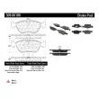 Jeu de 4 plaquettes de frein avant STOPTECH 309.06180 - Visuel 3