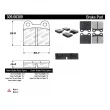 Jeu de 4 plaquettes de frein avant STOPTECH 309.00300 - Visuel 3