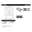 Jeu de 4 plaquettes de frein STOPTECH 309.03830 - Visuel 3