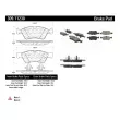Jeu de 4 plaquettes de frein avant STOPTECH 309.11230 - Visuel 3