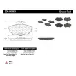 Jeu de 4 plaquettes de frein avant STOPTECH 309.06960 - Visuel 3