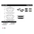 Jeu de 4 plaquettes de frein STOPTECH 309.14330 - Visuel 3