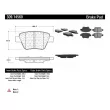 Jeu de 4 plaquettes de frein arrière STOPTECH 309.14560 - Visuel 3