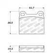 Jeu de 4 plaquettes de frein avant STOPTECH 308.00310 - Visuel 2