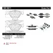 Jeu de 4 plaquettes de frein avant STOPTECH 309.10611 - Visuel 3
