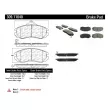 Jeu de 4 plaquettes de frein avant STOPTECH 309.11040 - Visuel 3