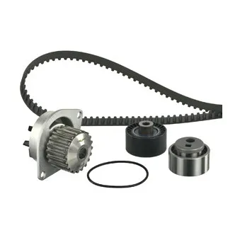Pompe à eau + kit de courroie de distribution DELPHI KWP1603335