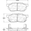 Jeu de 4 plaquettes de frein avant STOPTECH 308.02560 - Visuel 2