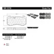 Jeu de 4 plaquettes de frein avant STOPTECH 309.12230 - Visuel 3