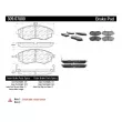 Jeu de 4 plaquettes de frein avant STOPTECH 309.07000 - Visuel 3