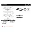 Jeu de 4 plaquettes de frein STOPTECH 309.05120 - Visuel 3