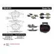 Jeu de 4 plaquettes de frein avant STOPTECH 309.09153 - Visuel 3