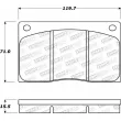 Jeu de 4 plaquettes de frein avant STOPTECH 308.01350 - Visuel 2