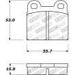 Jeu de 4 plaquettes de frein avant STOPTECH 308.00300 - Visuel 2