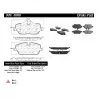 Jeu de 4 plaquettes de frein avant STOPTECH 309.13080 - Visuel 3