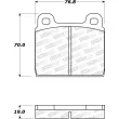 Jeu de 4 plaquettes de frein STOPTECH 308.00451 - Visuel 2