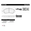 Jeu de 4 plaquettes de frein avant STOPTECH 309.13380 - Visuel 2