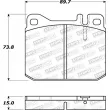 Jeu de 4 plaquettes de frein avant STOPTECH 308.01450 - Visuel 2