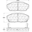 Jeu de 4 plaquettes de frein avant STOPTECH 308.04090 - Visuel 2