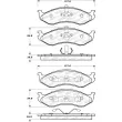 Jeu de 4 plaquettes de frein avant STOPTECH 308.04770 - Visuel 2